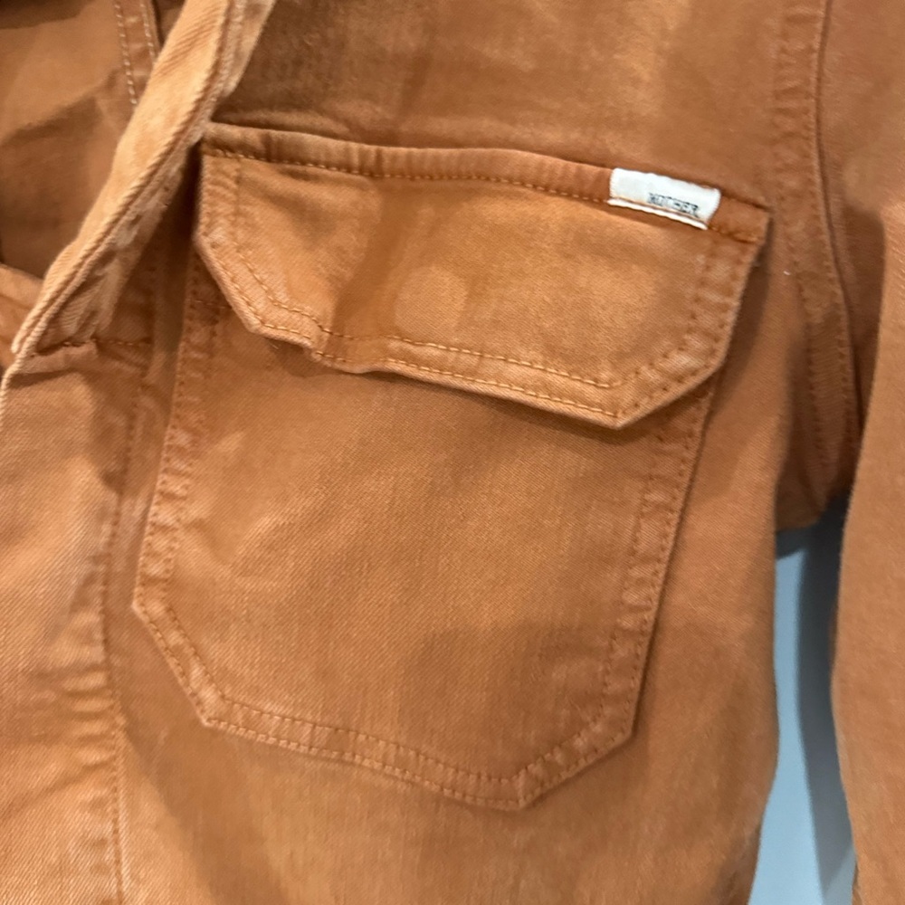 Mother Jumpsuit The Fixer in Brown Denim - Picture 9 of 14